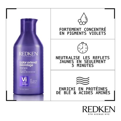 Shampoing neutralisant cheveux blonds