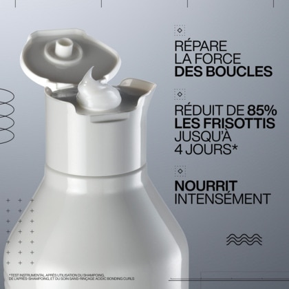 Après-shampoing réparateur pour cheveux bouclés abimés