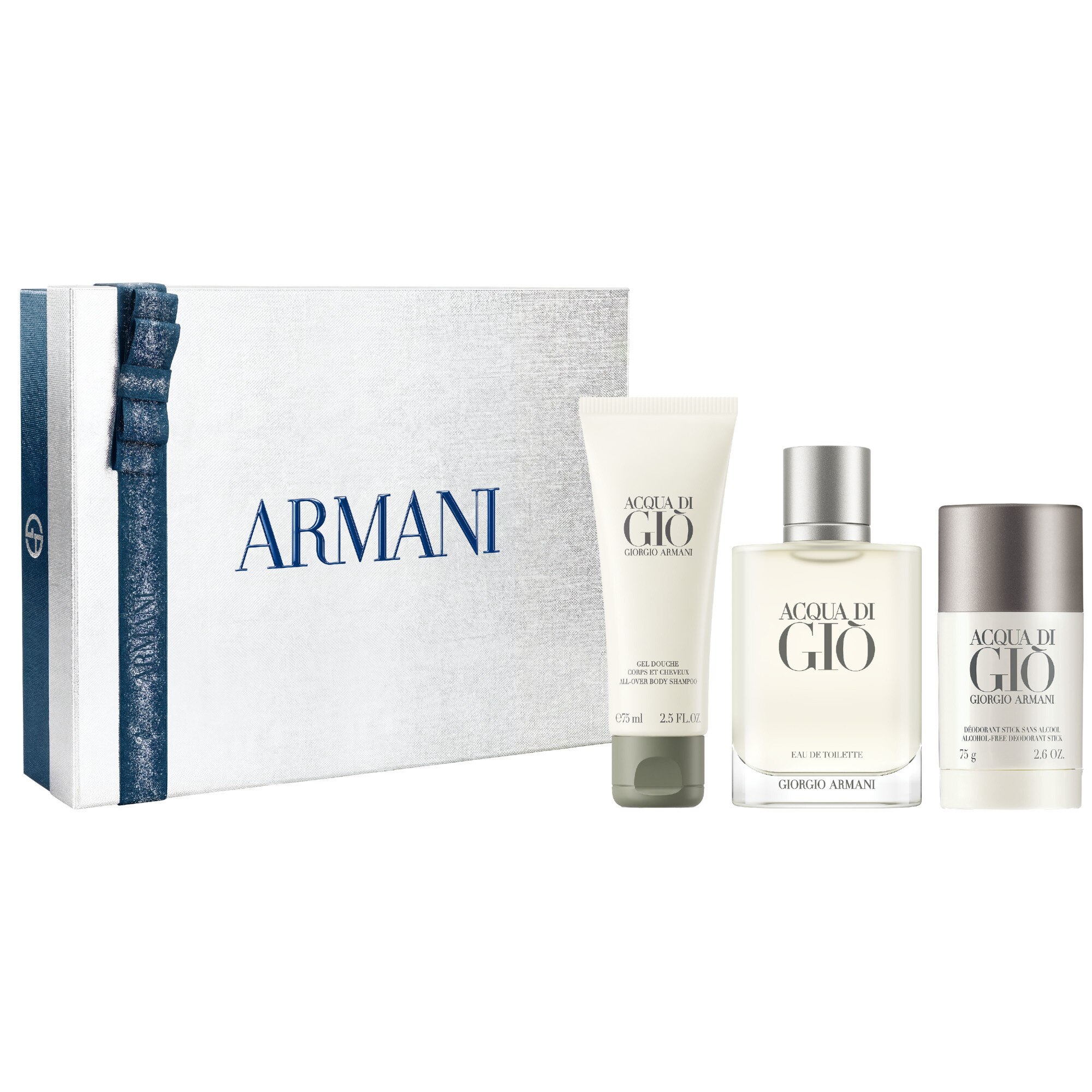 Armani ACQUA DI GIO Coffret - eau de toilette + gel douche + déodorant 1 of 4 Coffret - eau de toilette + gel douche + déodorant