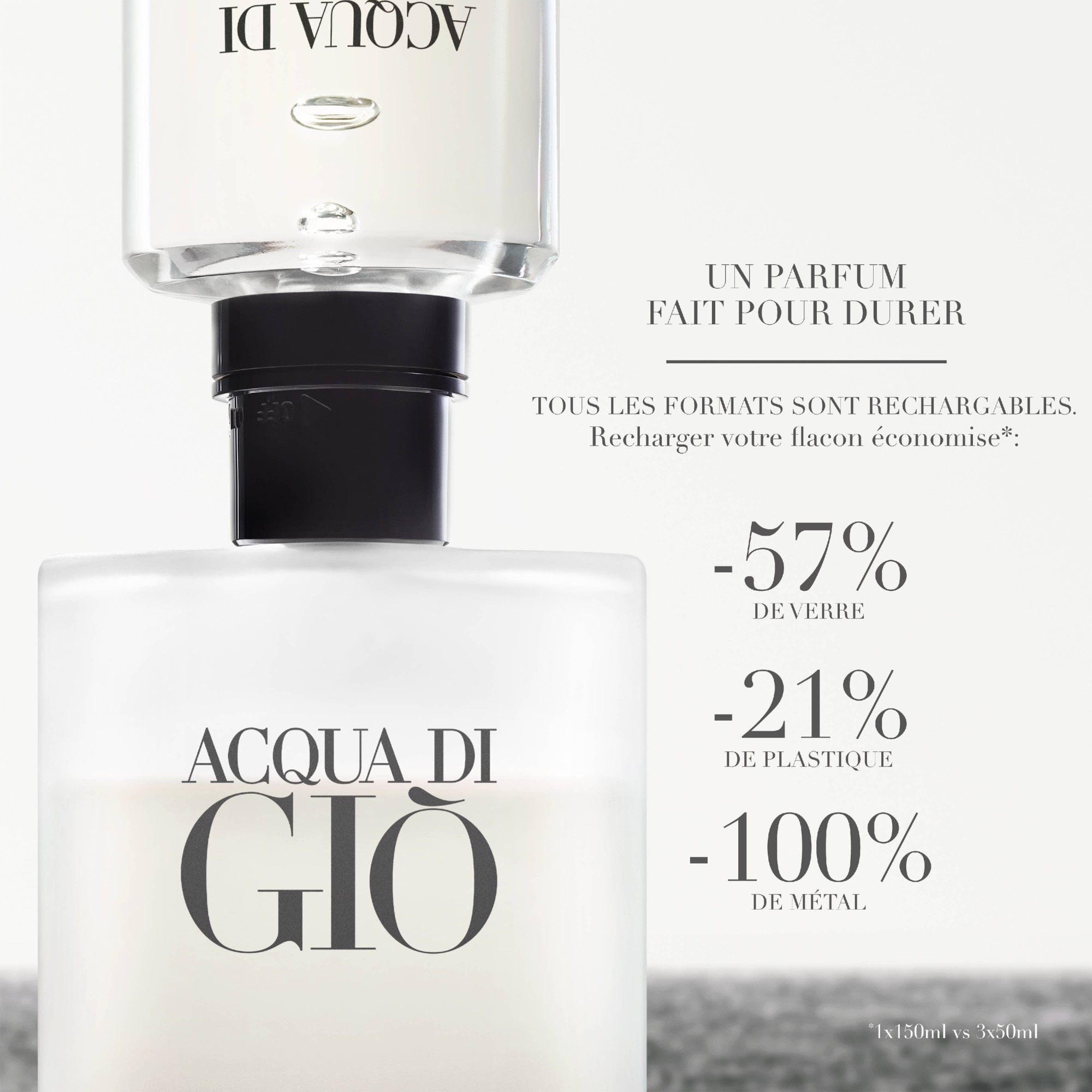 150ml Armani ACQUA DI GIÒ Eau de toilette - recharge  1 of 4 