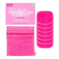 7PIECES MAKE UP ERASER ORIGINAL PINK Kit de 7 serviettes démaquillantes réutilisables  1 of 2 