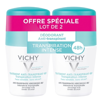 VICHY - V Hypoallergenique - Déodorant 48h Anti-transpirant Bille - 100ml