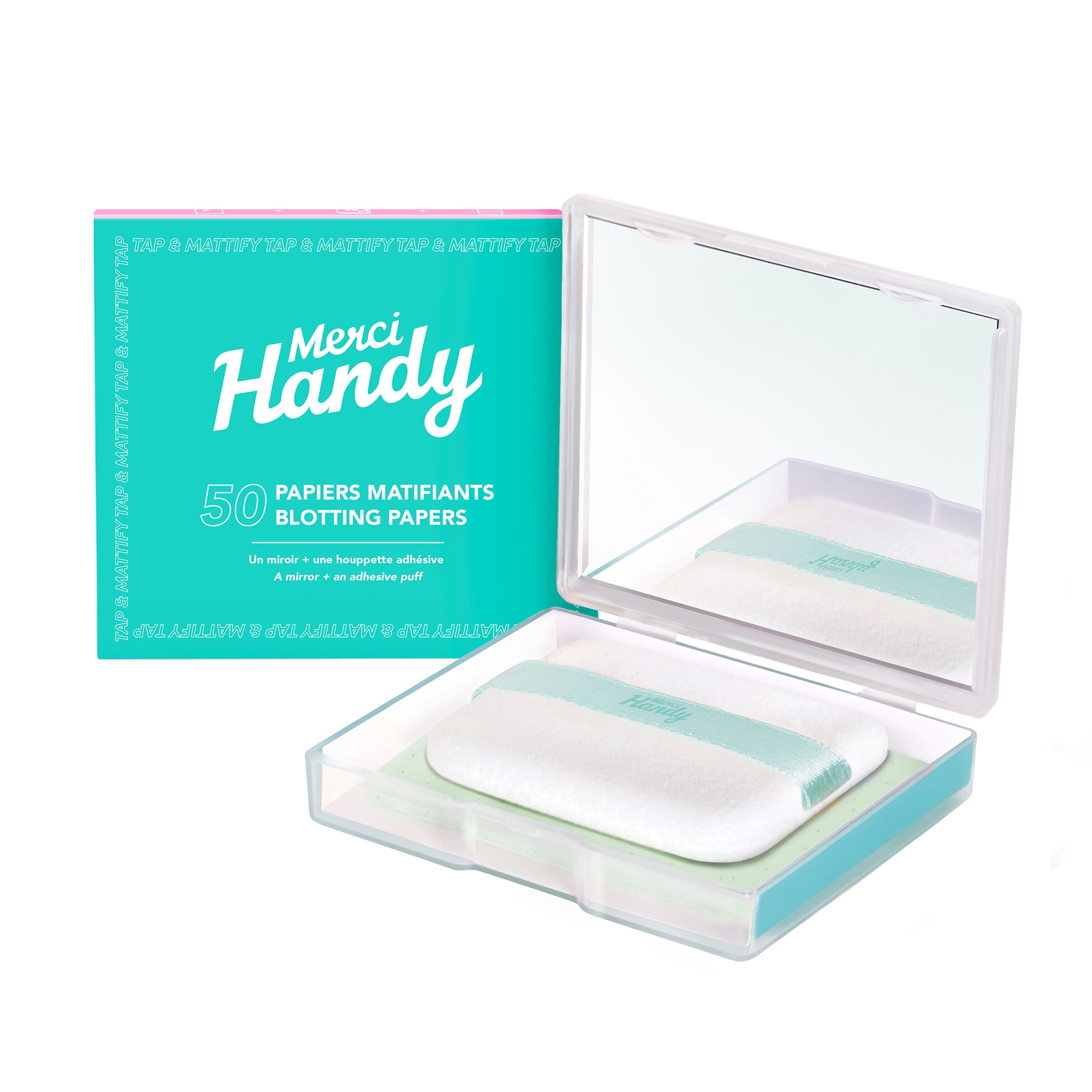 35g MERCI HANDY MAGIC PLANTS Papier matifiant 1 of 4