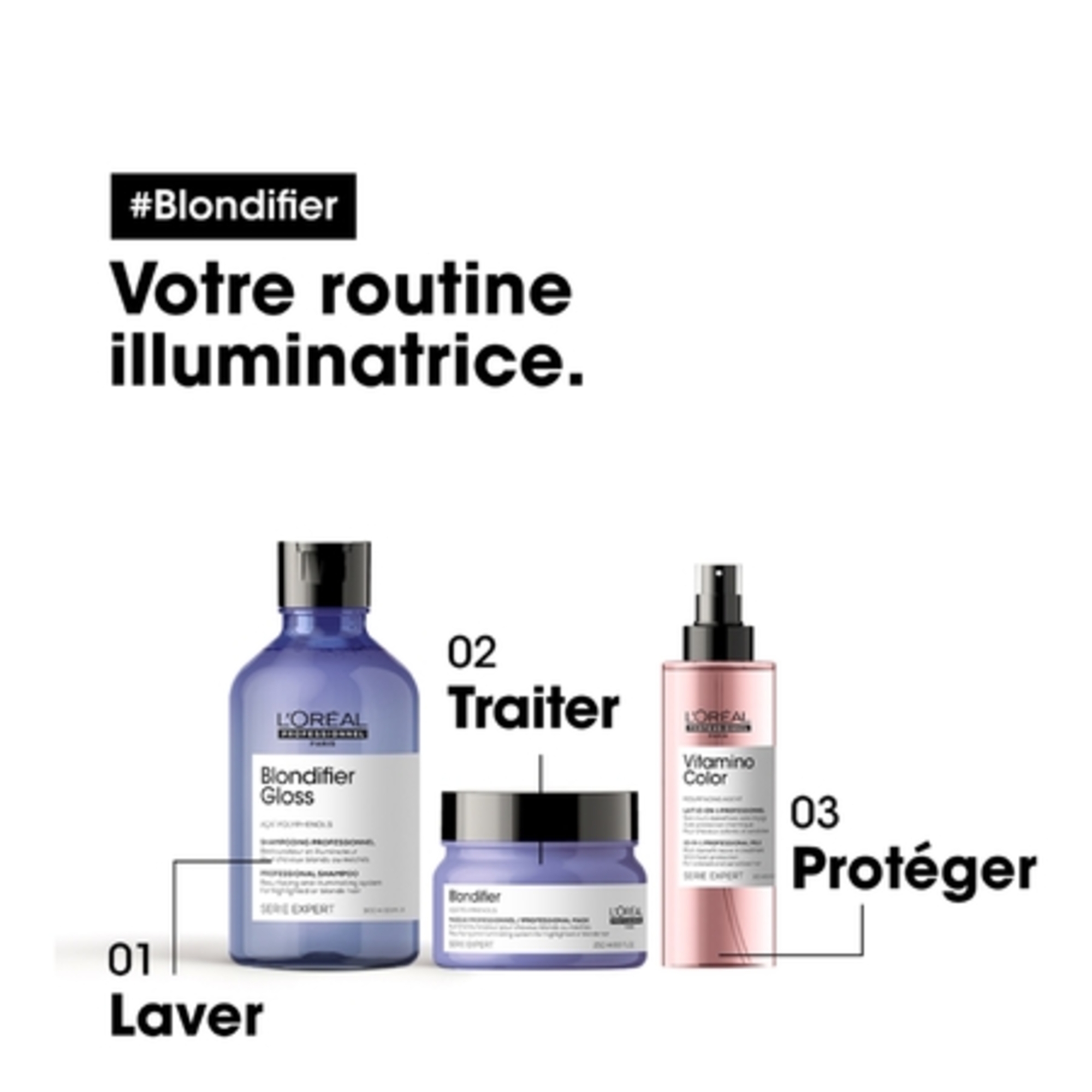 Shampoing illuminateur cheveux blonds