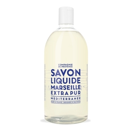 1L LA COMPAGNIE DE PROVENCE EXTRA PUR Recharge savon liquide de Marseille  mediteranée  1 of 1 