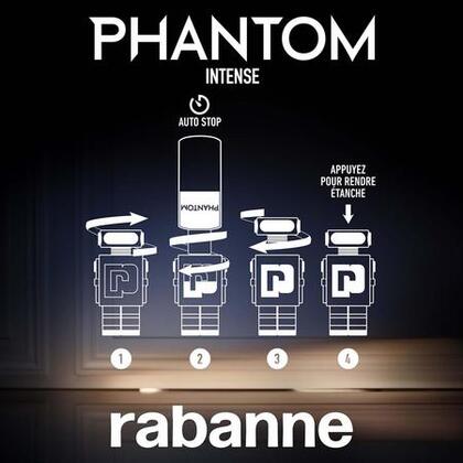 200ML Rabanne PHANTOM INTENSE Eau de parfum - recharge  1 of 4 