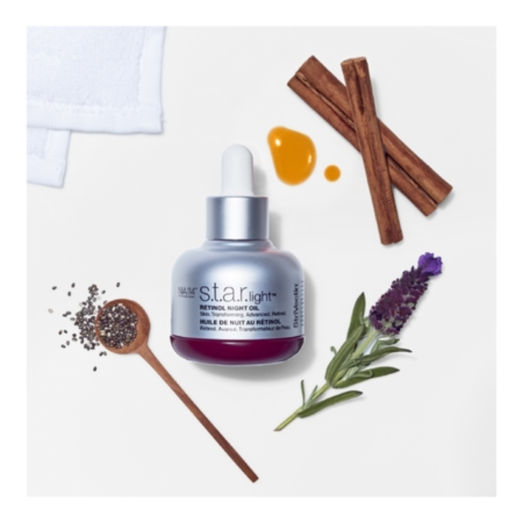 Huile de nuit au Rétinol