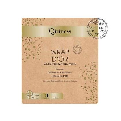 30G Qiriness LES RITUELS Wrap d'Or - Hydrogel  1 of 2 