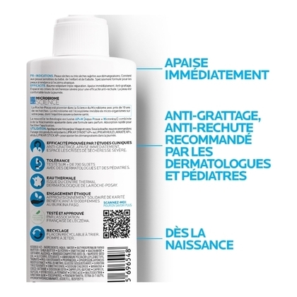 400ML LA ROCHE POSAY LIPIKAR AP+M Baume relipidant triple-réparation eczema atopique  1 of 4 