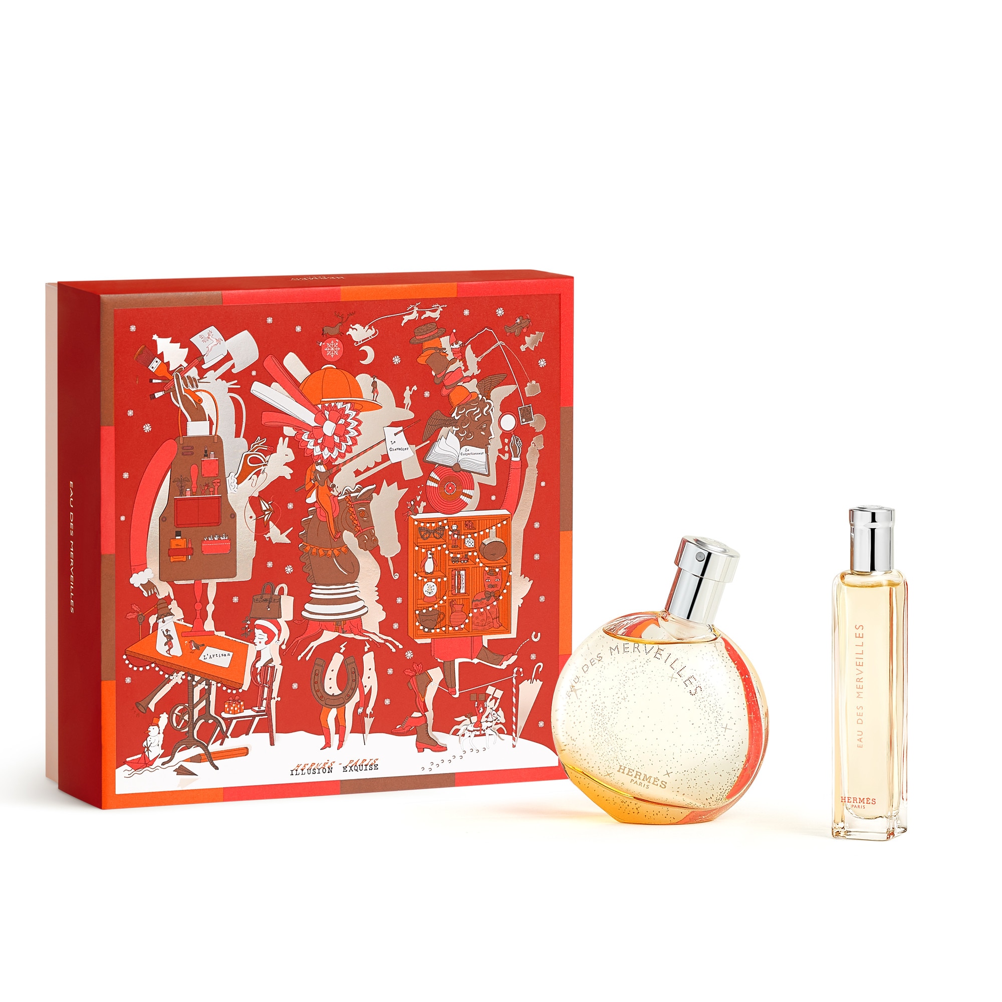 Hermès - Eau Des Merveilles - Coffret - Eau De Toilette + Format Voyage