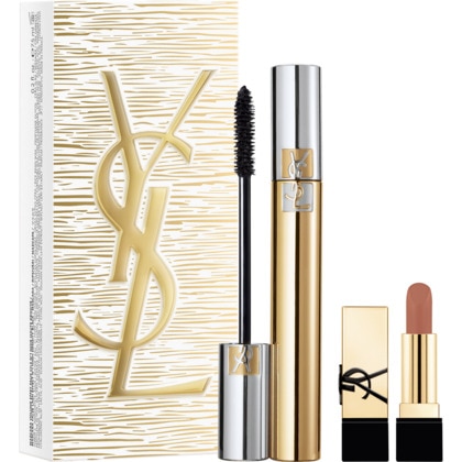 Yves Saint Laurent MVEFC Coffret mascara volume effet faux cils + mini rouge pur couture nude muse 1 of 2