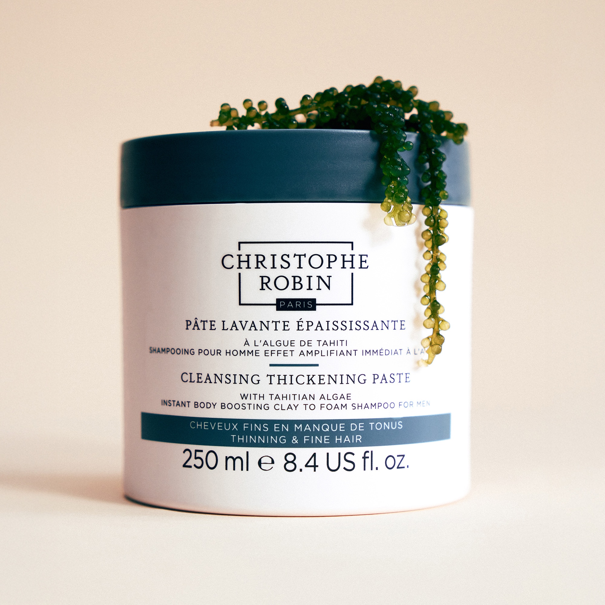 Pâte lavante épaississante à l'algue de tahiti