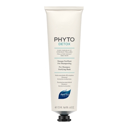 125ML Phyto PHYTODETOX Masque purifiant pré-shampooing tous cheveux  1 of 1 