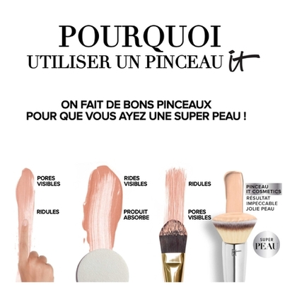 Pinceau double embout teint parfait & anti-cernes