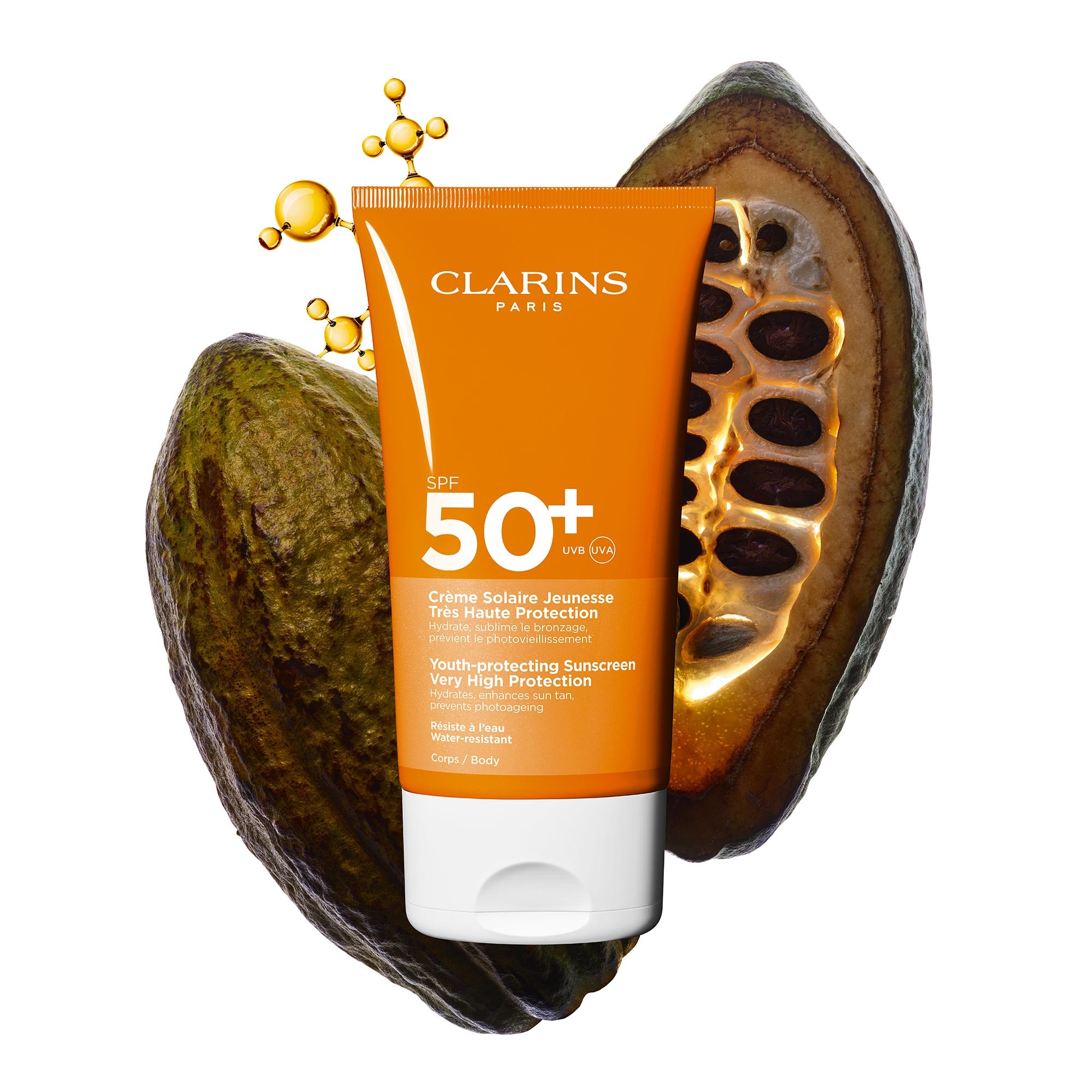 Crème solaire jeunesse très haute protection spf 50+ protection solaire corps uva/uvb 50+