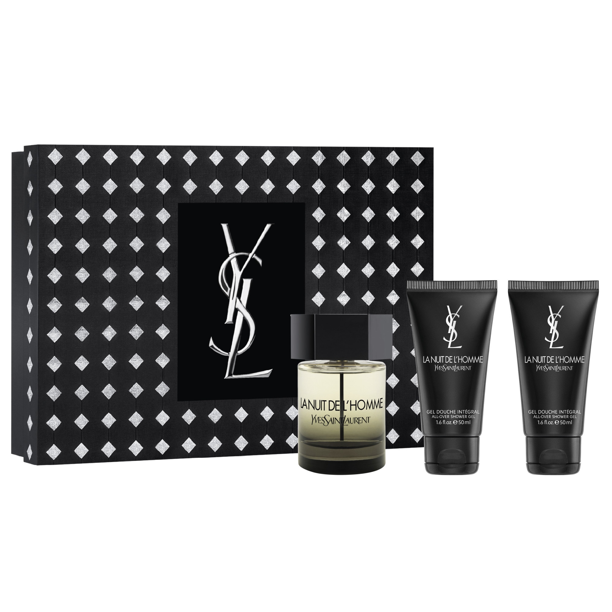 Yves Saint Laurent NUIT DE L'HOMME Coffret - eau de toilette + gel douche 1 of 2 Coffret - eau de toilette + gel douche