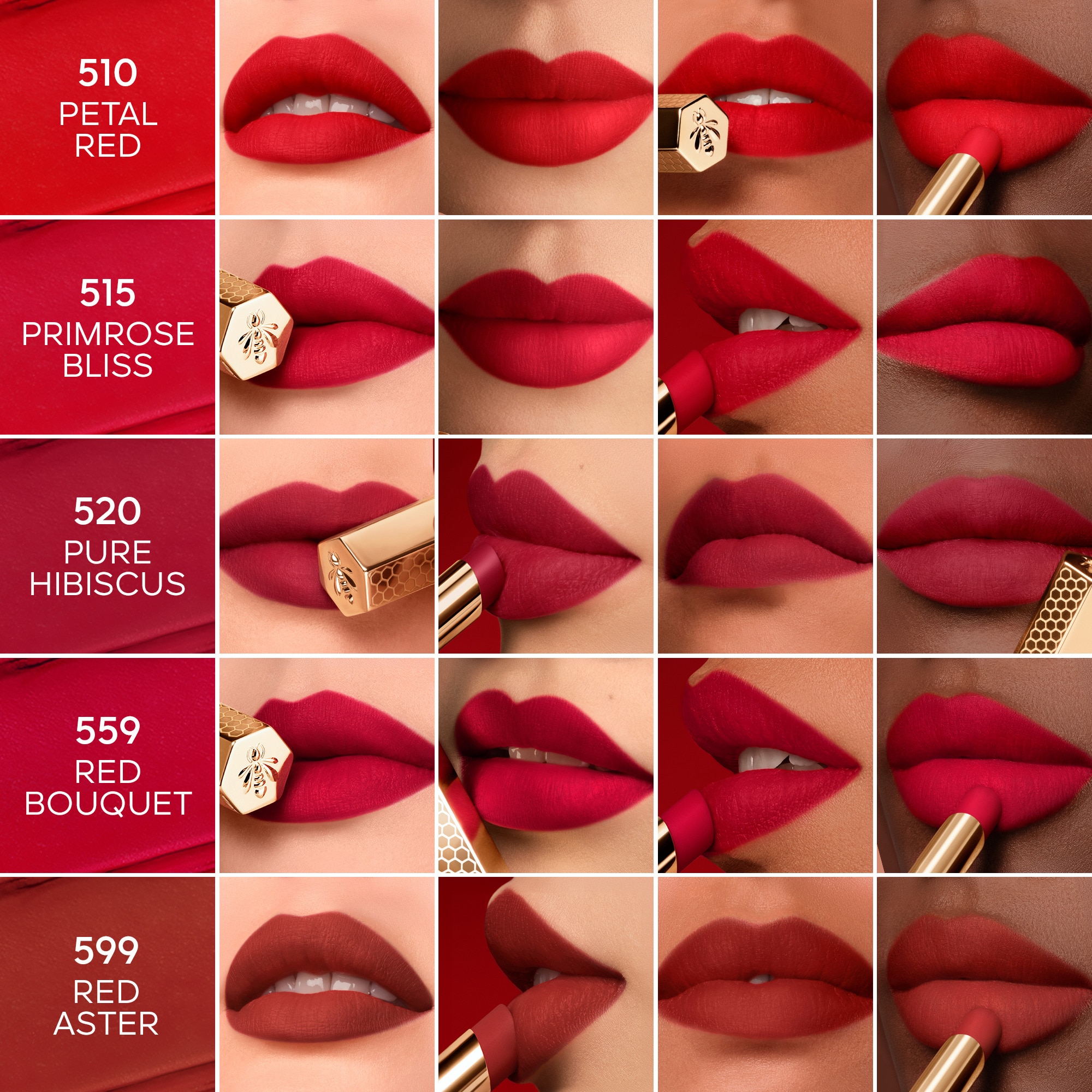  Guerlain KISSKISS Le rouge à lèvres intense au miel  1 of 4 