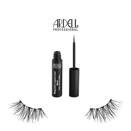 Kit faux-cils magnétique : liner feutre noir + Accent 002