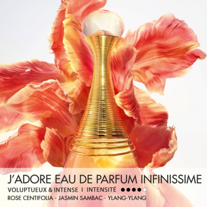 Eau de parfum infinissime - notes hespéridées, fleuries et boisées