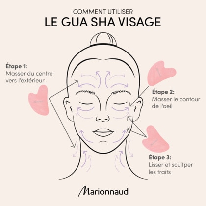  MARIONNAUD ACCESSOIRES MARIONNAUD ACCESSOIRES Le gua sha - quartz rose  1 of 4 