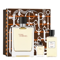  Hermès TERRE D'HERMES Coffret eau de toilette + miniature + gel douche  1 of 2 