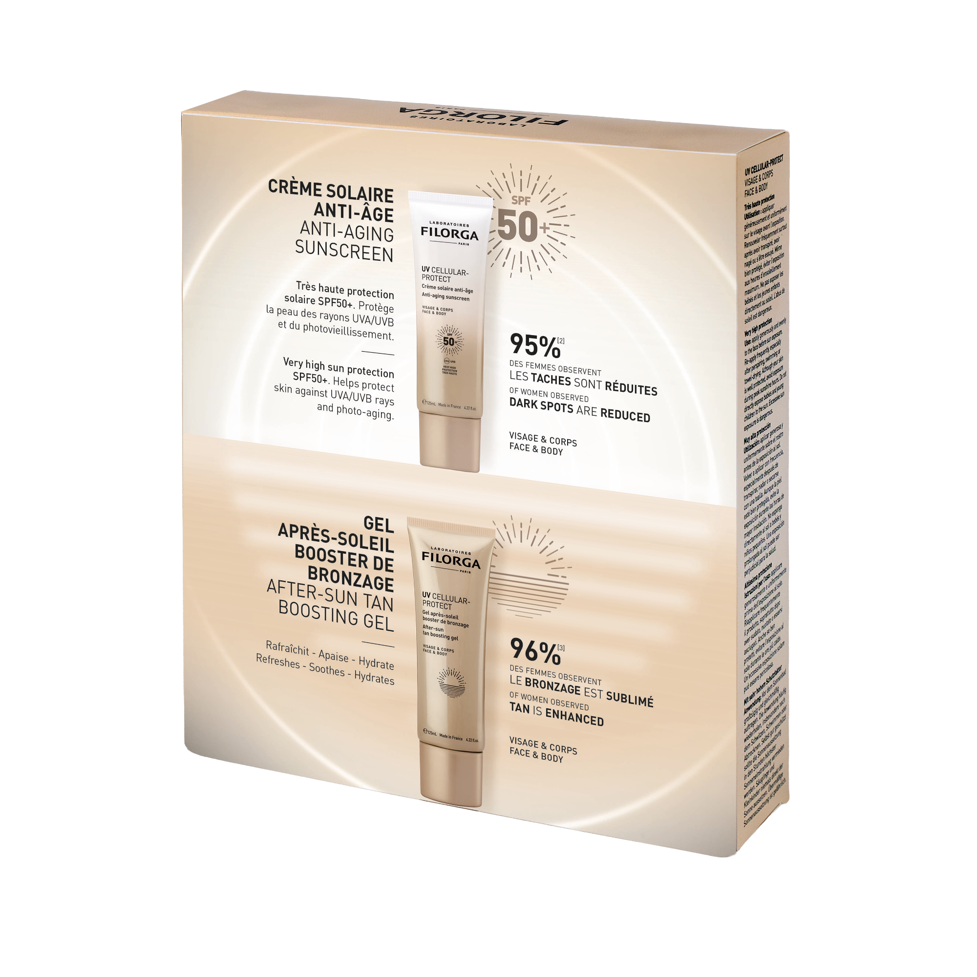 Filorga - Uv-cellular - Coffret Protection Corps Et Après Soleil - 250ml