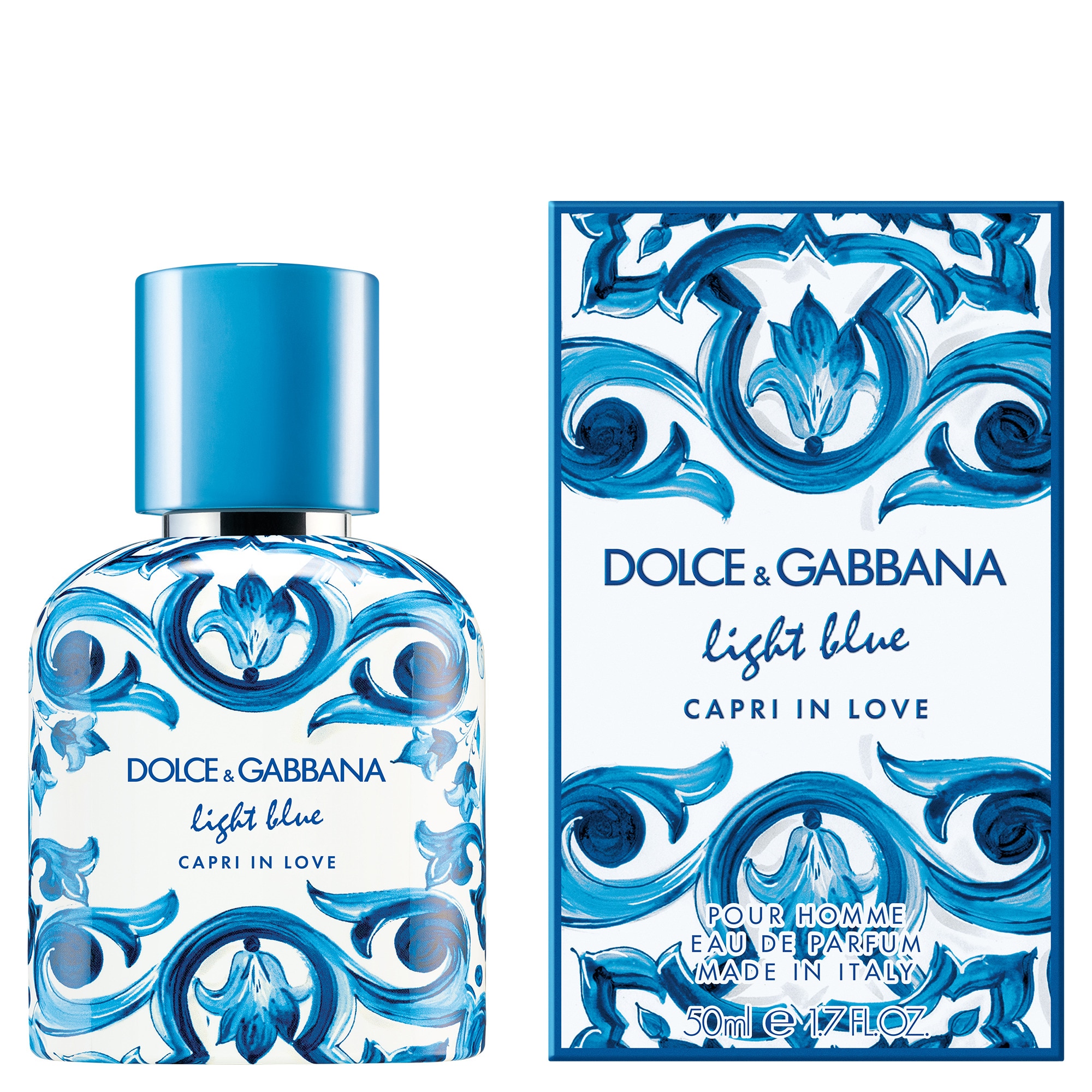 50mL DOLCE&GABBANA LIGHT BLUE CAPRI IN LOVE HOMME Eau de parfum  1 of 4 