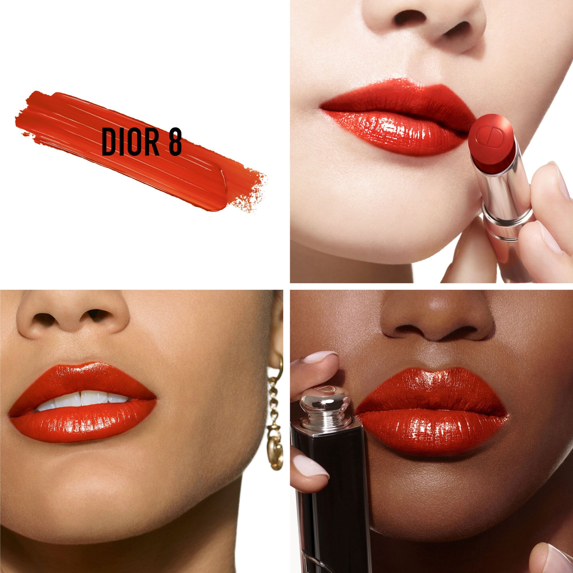 DIOR DIOR ADDICT Rouge à lèvres brillant - 90 % d'origine naturelle - rechargeable 1 of 4