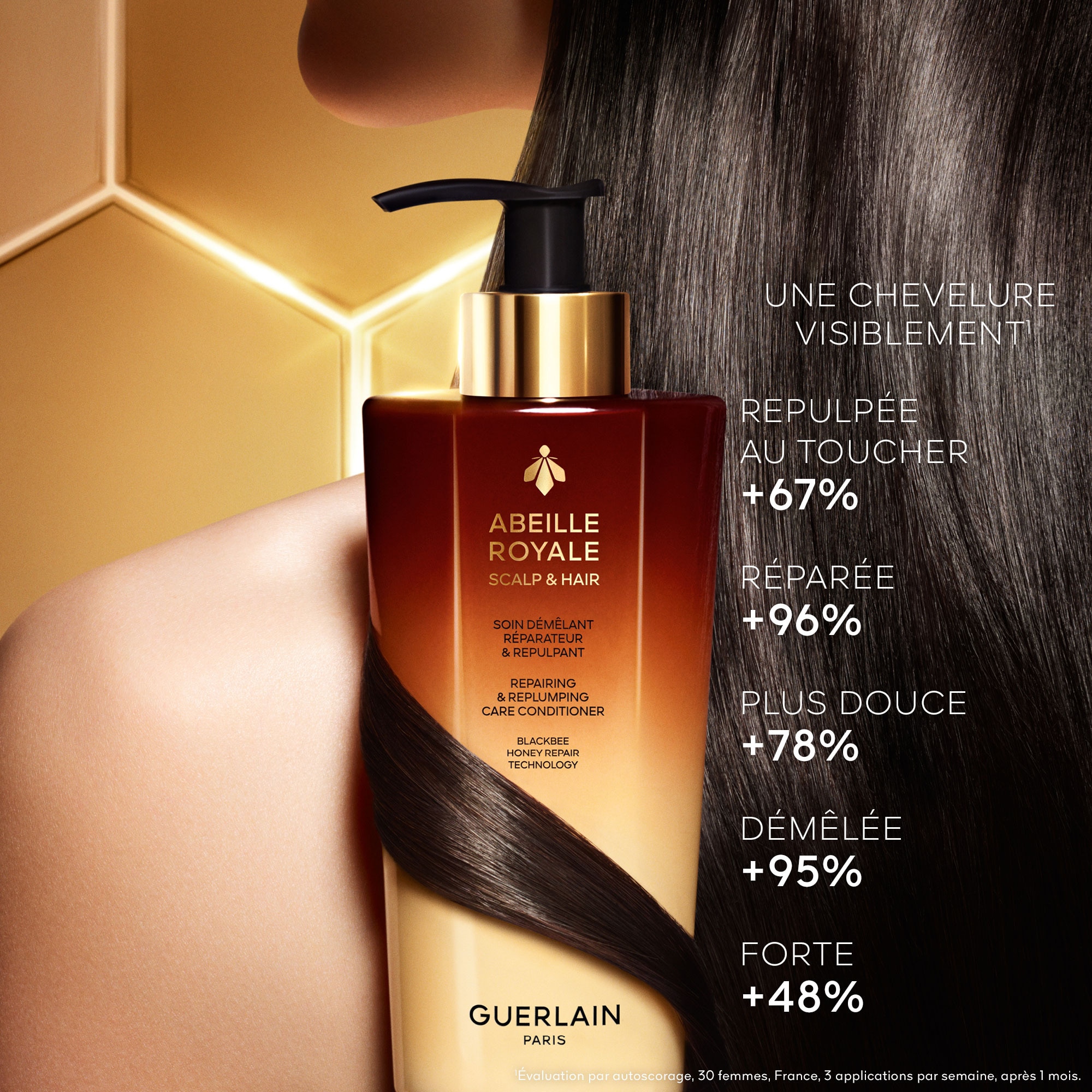 Soin démêlant réparateur et repulpant