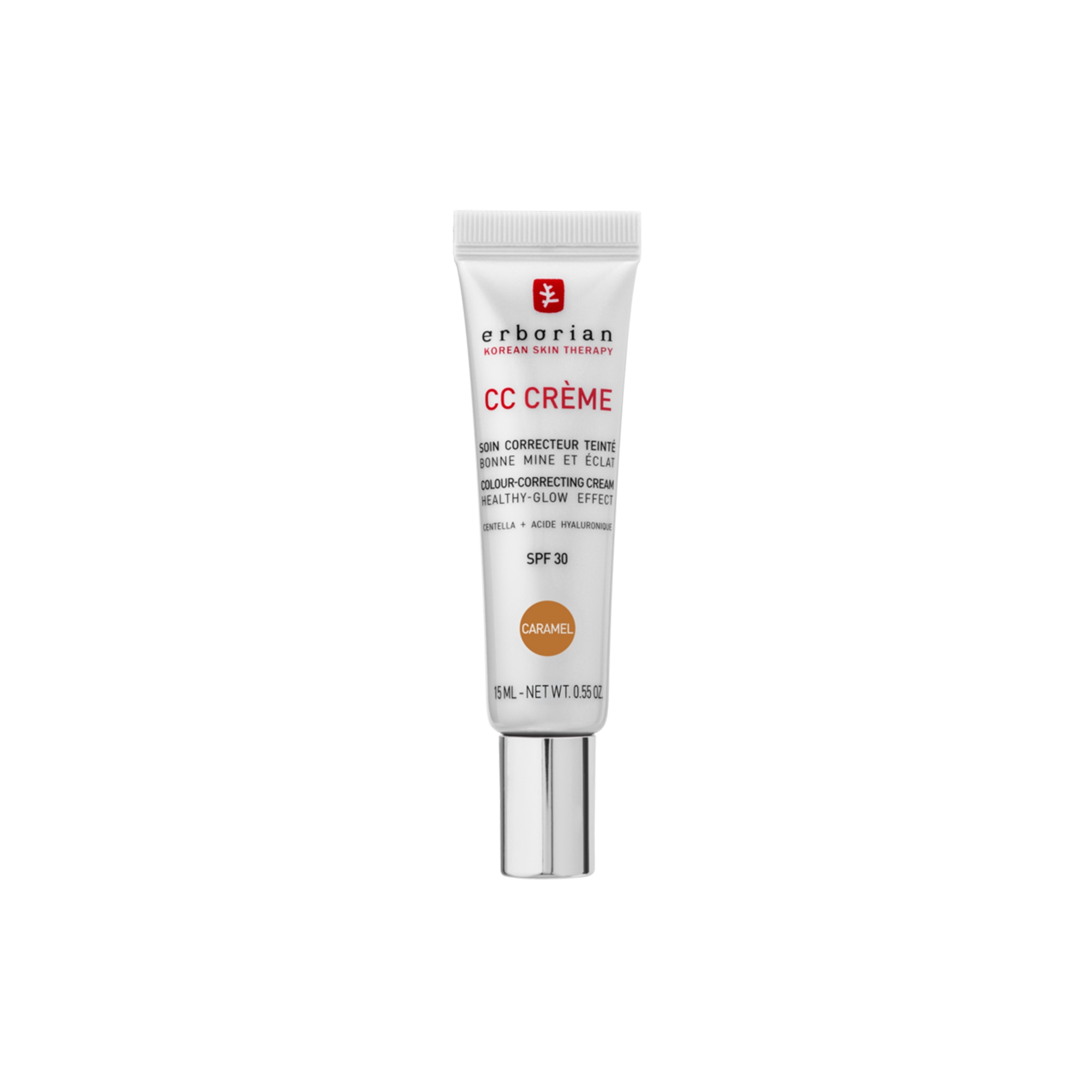 Erborian - Cc Creme - Soin Correcteur Teinté - Bonne Mine & Éclat - Caramel - 15ml