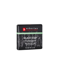 75G ERBORIAN DETOX Black Charcoal Soap - Savon visage au charbon purifiant  1 of 2 