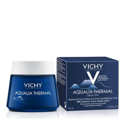 75ML VICHY AQUALIA THERMAL Soin de nuit défatiguant ressourçant Effet Spa  1 of 4 