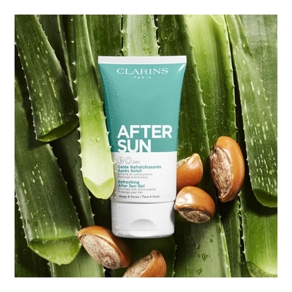 150ML Clarins SOLAIRE Gelée rafraîchissante après soleil visage&corps  1 of 4 