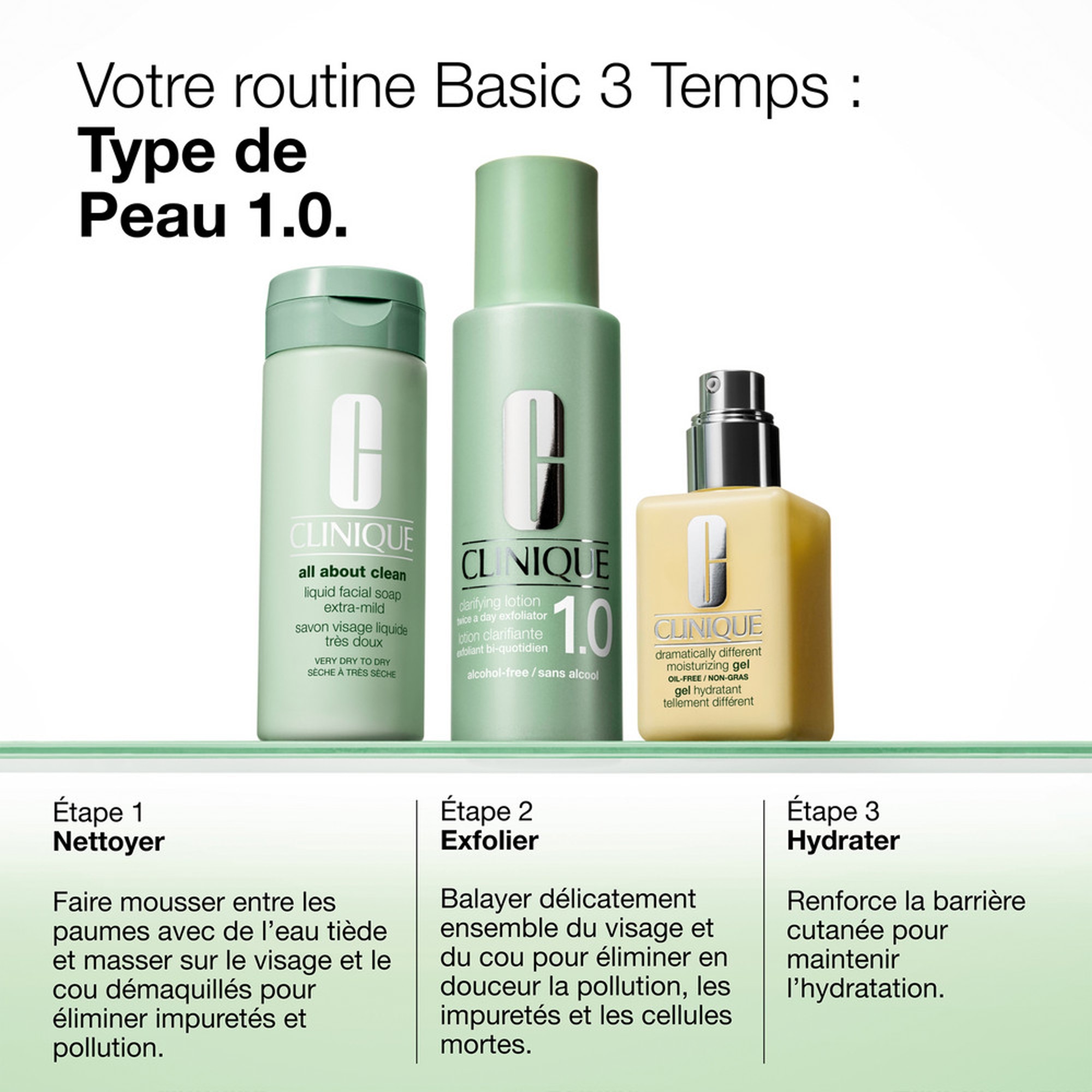 Lotion exfoliante 1.0 - sans alcool