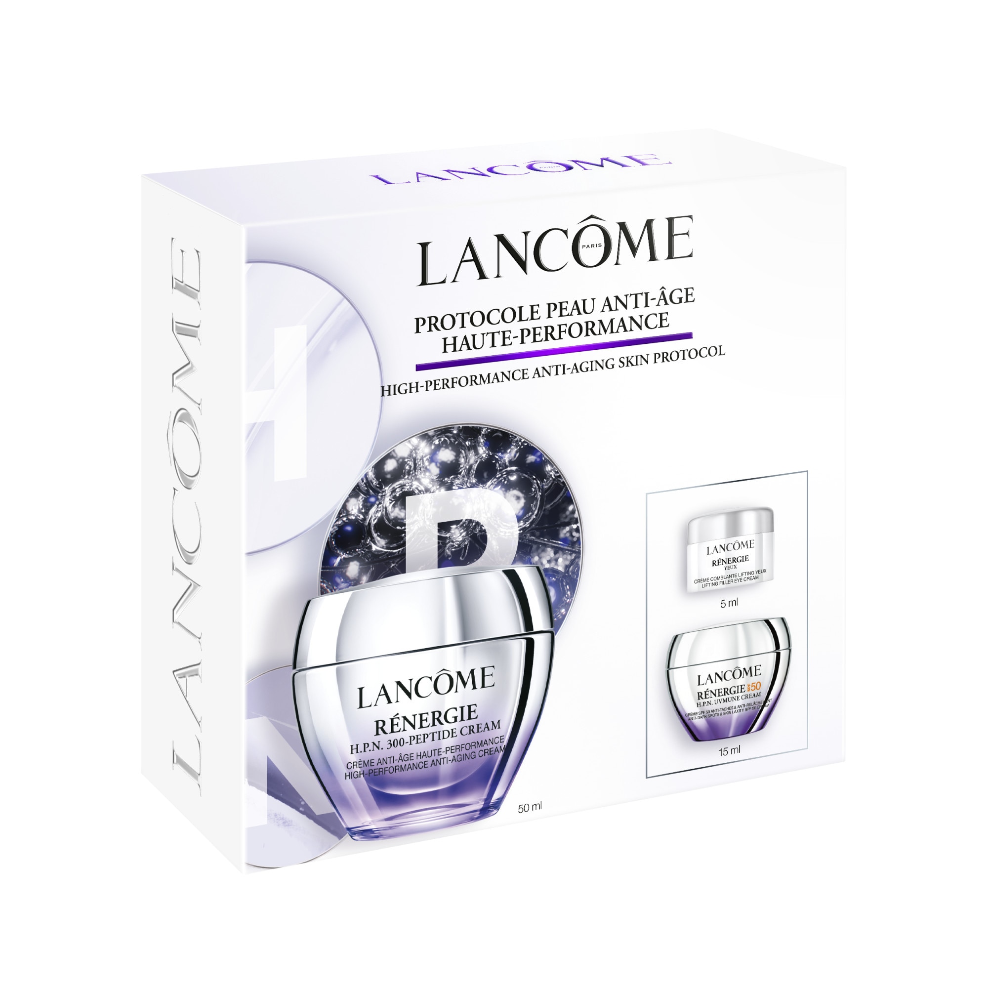 Lancôme - Renergie - Coffret Sérum+crème Yeux+crème Rides