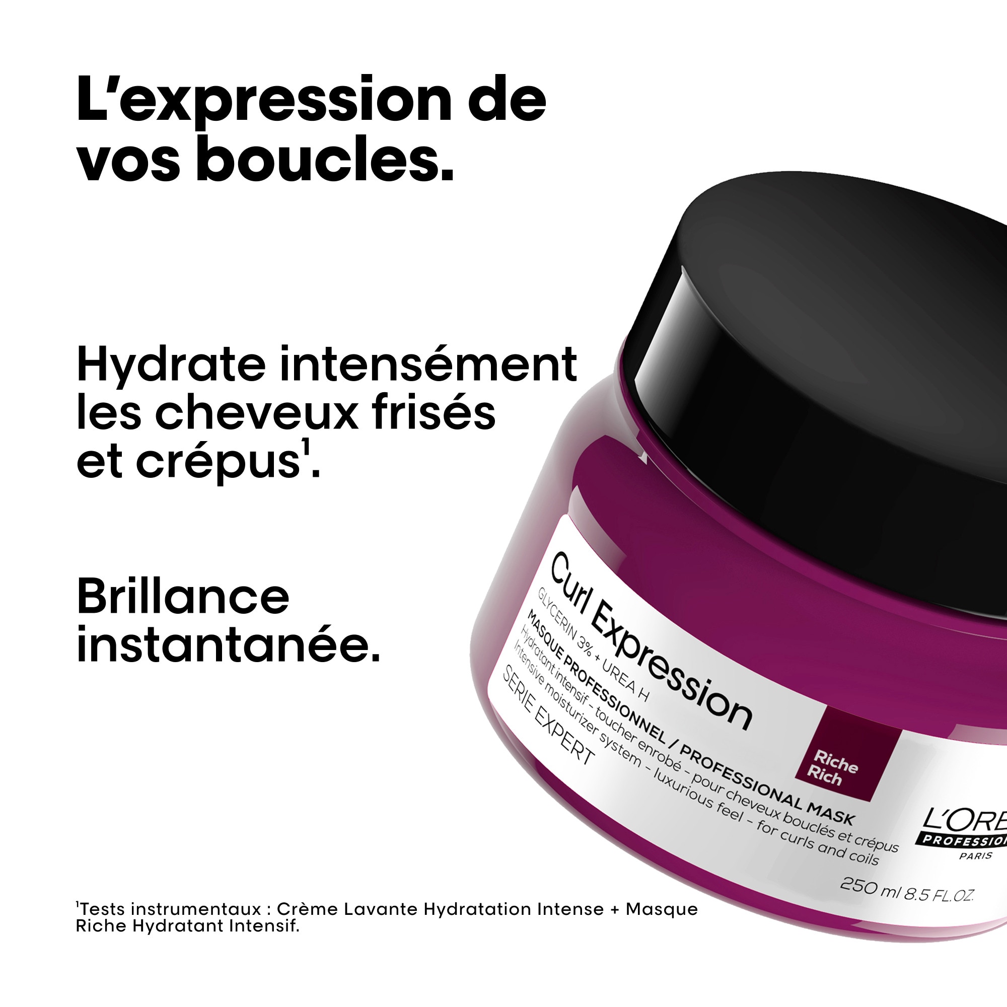 Masque riche hydratant intensif