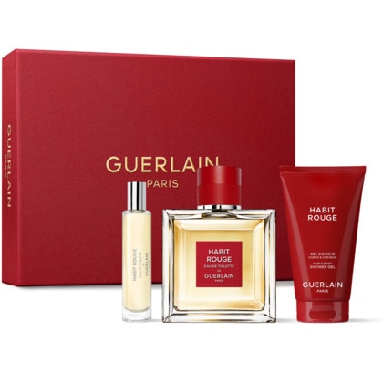 Guerlain HABIT ROUGE Coffret eau de toilette + vaporisateur voyage 1 of 4