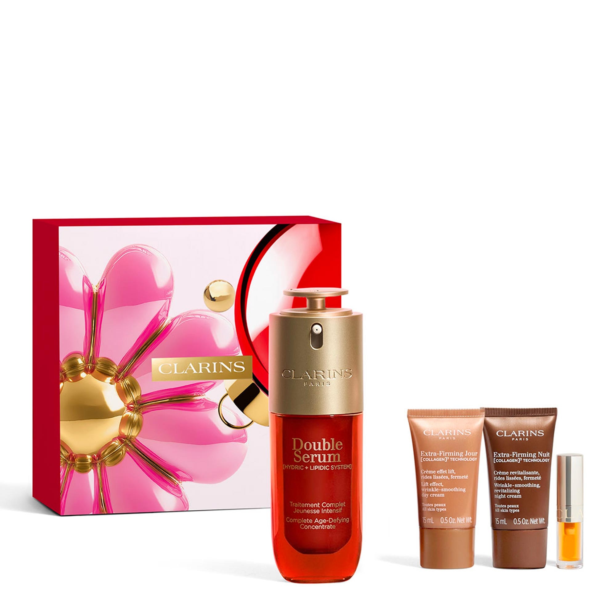 Clarins DOUBLE SERUM & EXTRA-FIRMING Programme double serum & extra-firming 1 of 2 Programme double serum & extra-firming