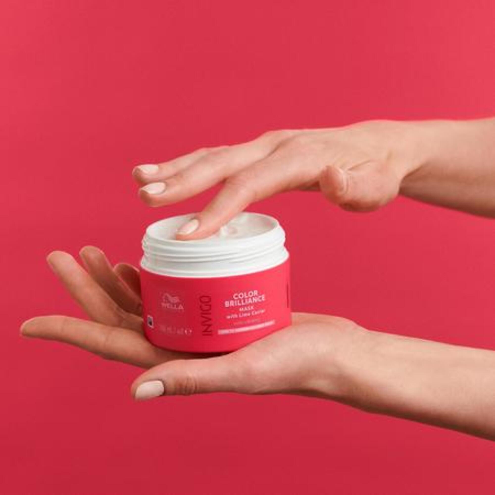 Masque cheveux colorés