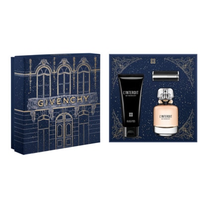 Coffret eau de parfum + mini le rouge interdit intense silk + lotion hydratante corps