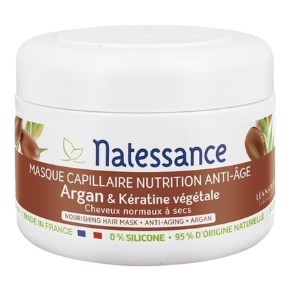 200ML Natessance CAPILLAIRE Masque capillaire nutrition anti-âge Argan&Karité végétale  1 of 2 