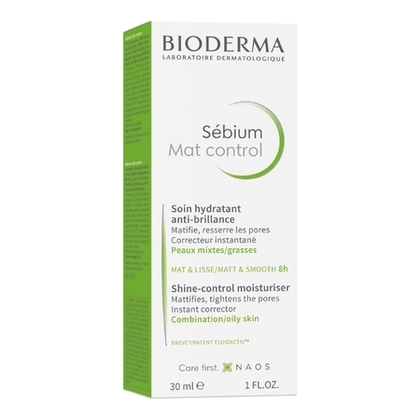 30ML BIODERMA SÉBIUM MAT CONTROL Crème matifiante hydratante  1 of 4 