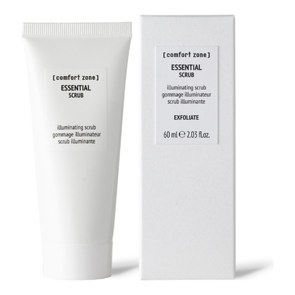 60ML COMFORT ZONE ESSENTIAL Exfoliant visage - gommage illuminateur d'origine naturelle  1 of 3 