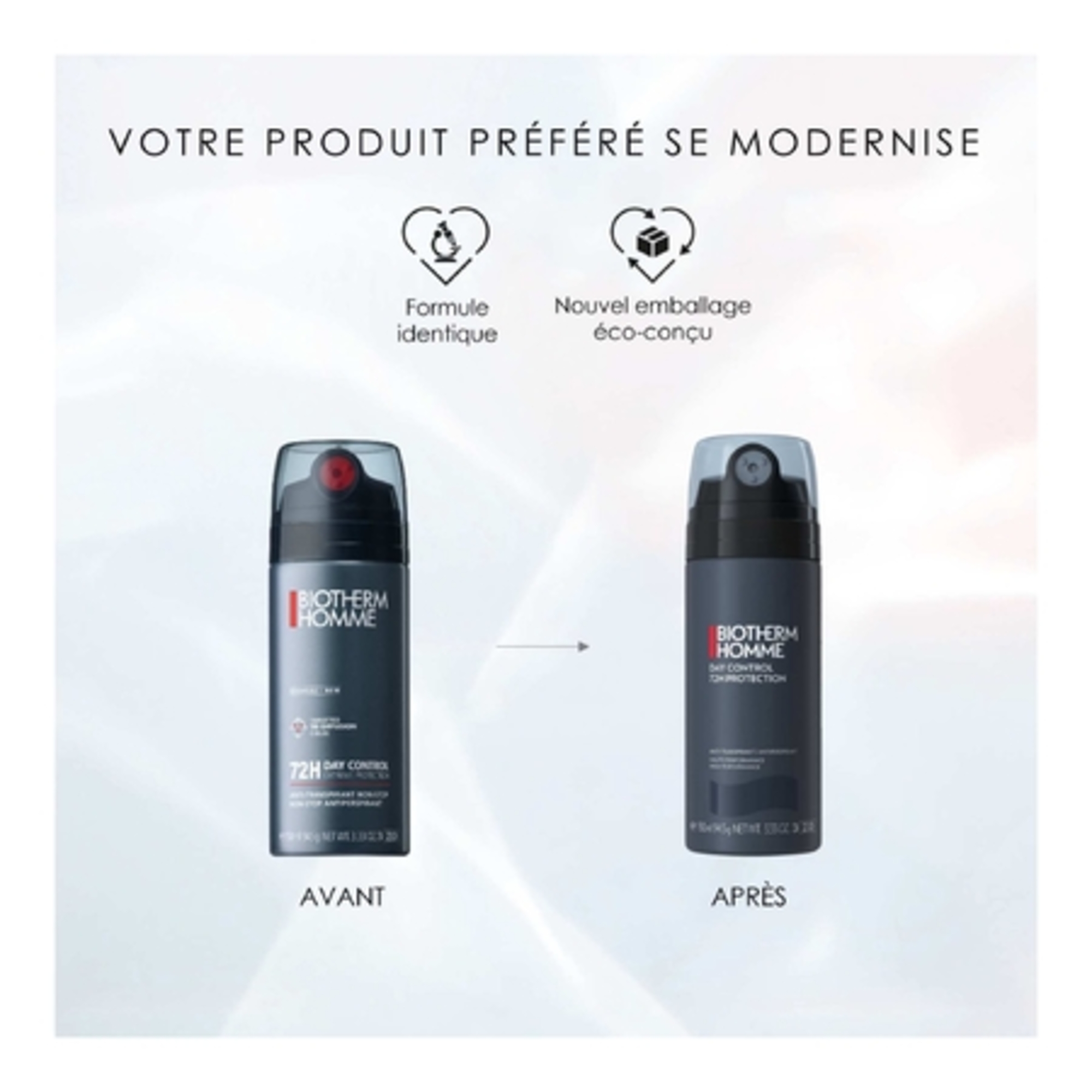 Déodorant anti-transpirant 72h haute performance