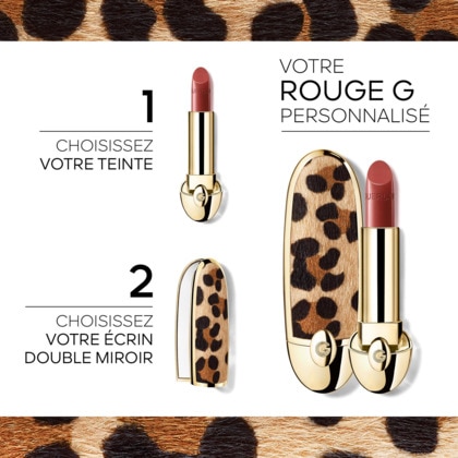  Guerlain ROUGE G L'écrin bijou double miroir - le rouge à lèvres soin personnalisable  1 of 4 