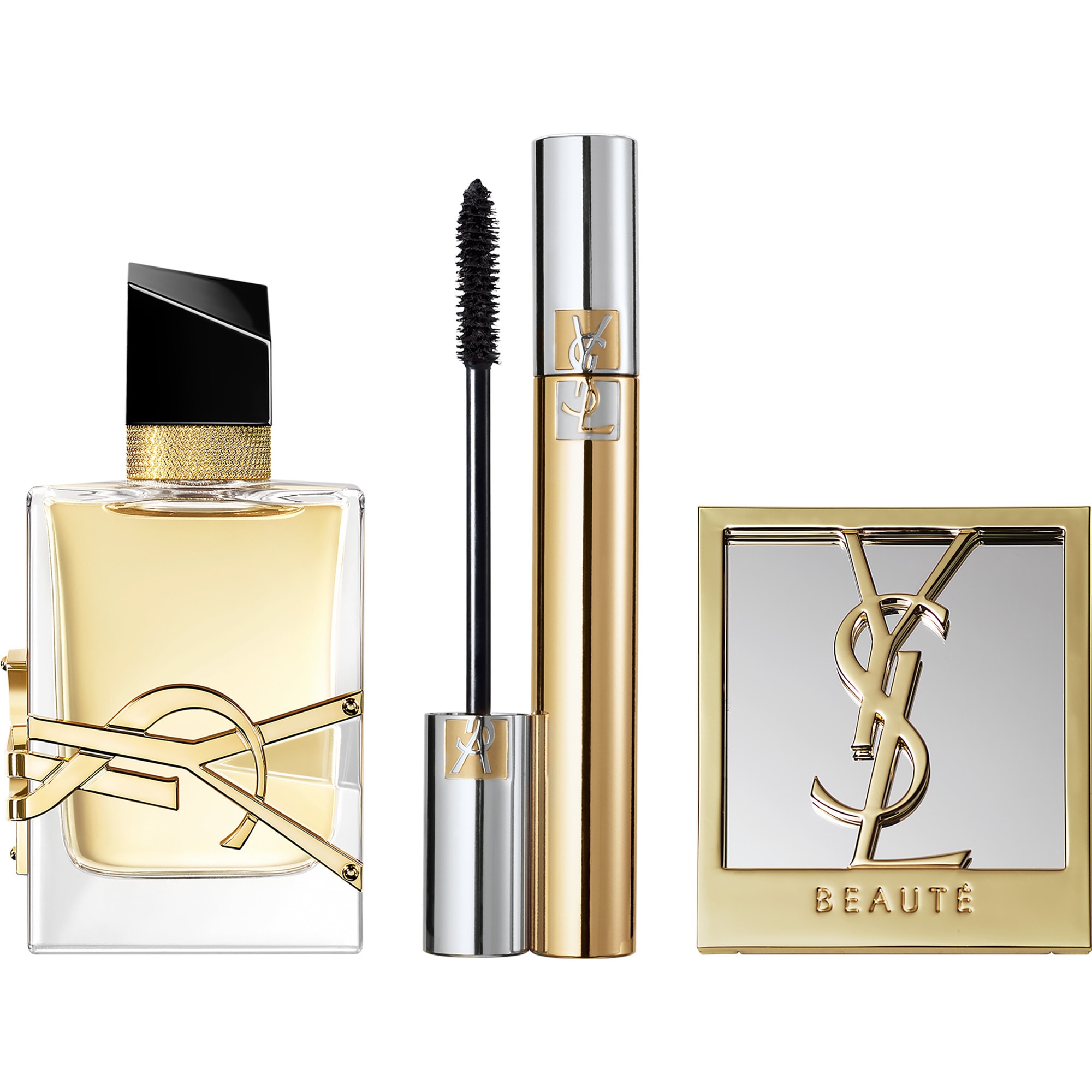 coffret eau de parfum + mascara volume effet faux cils + miroir