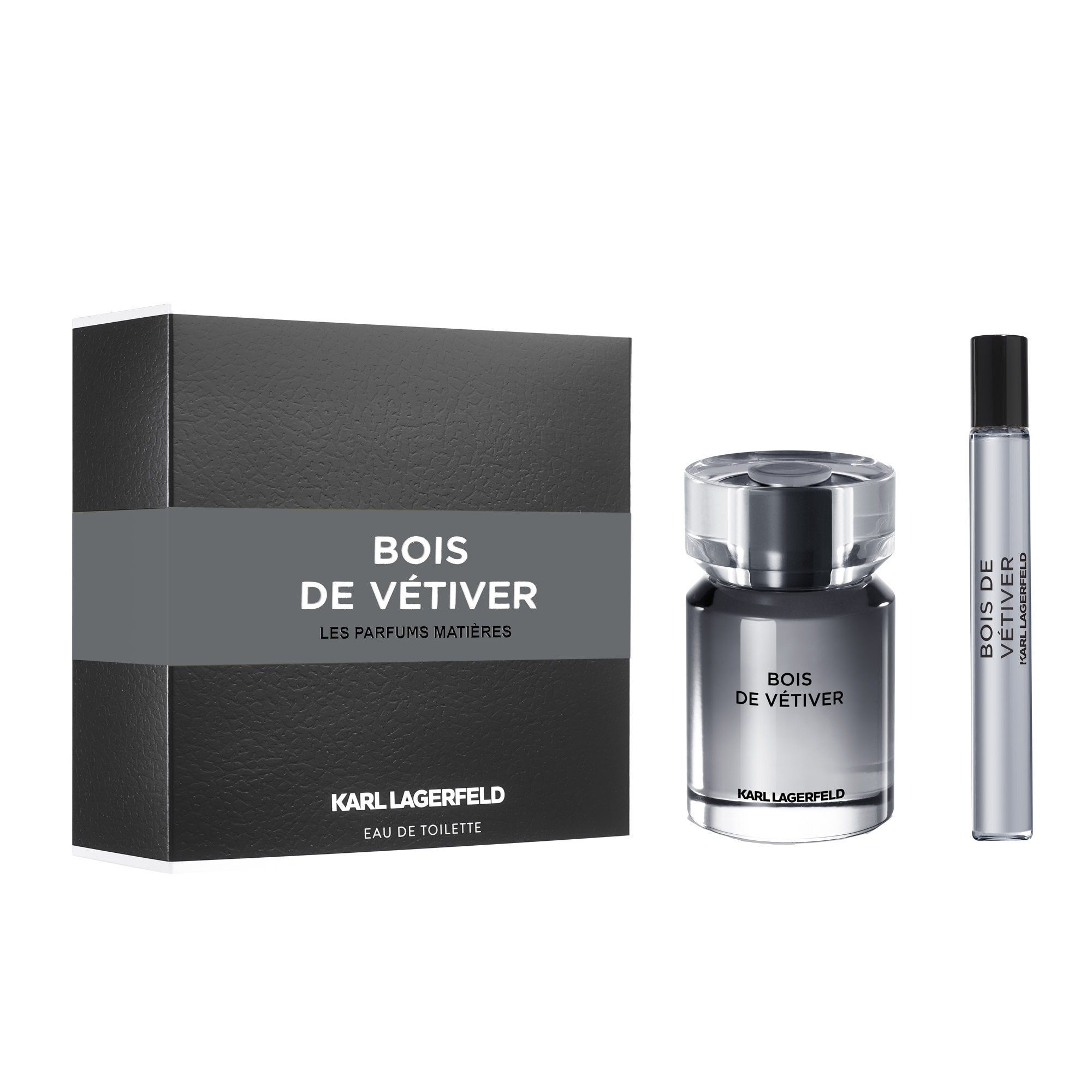  KARL LAGERFELD PARFUMS MATIERES Coffret bois de vétiver  Coffret bois de vétiver