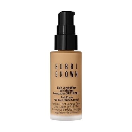  BOBBI BROWN MINI SKIN LONG-WEAR WEIGHTLESS FOUNDATION Fond de teint longue tenue ultra-léger couvrance parfaite fini mat - SPF15 format voyage  1 of 4 