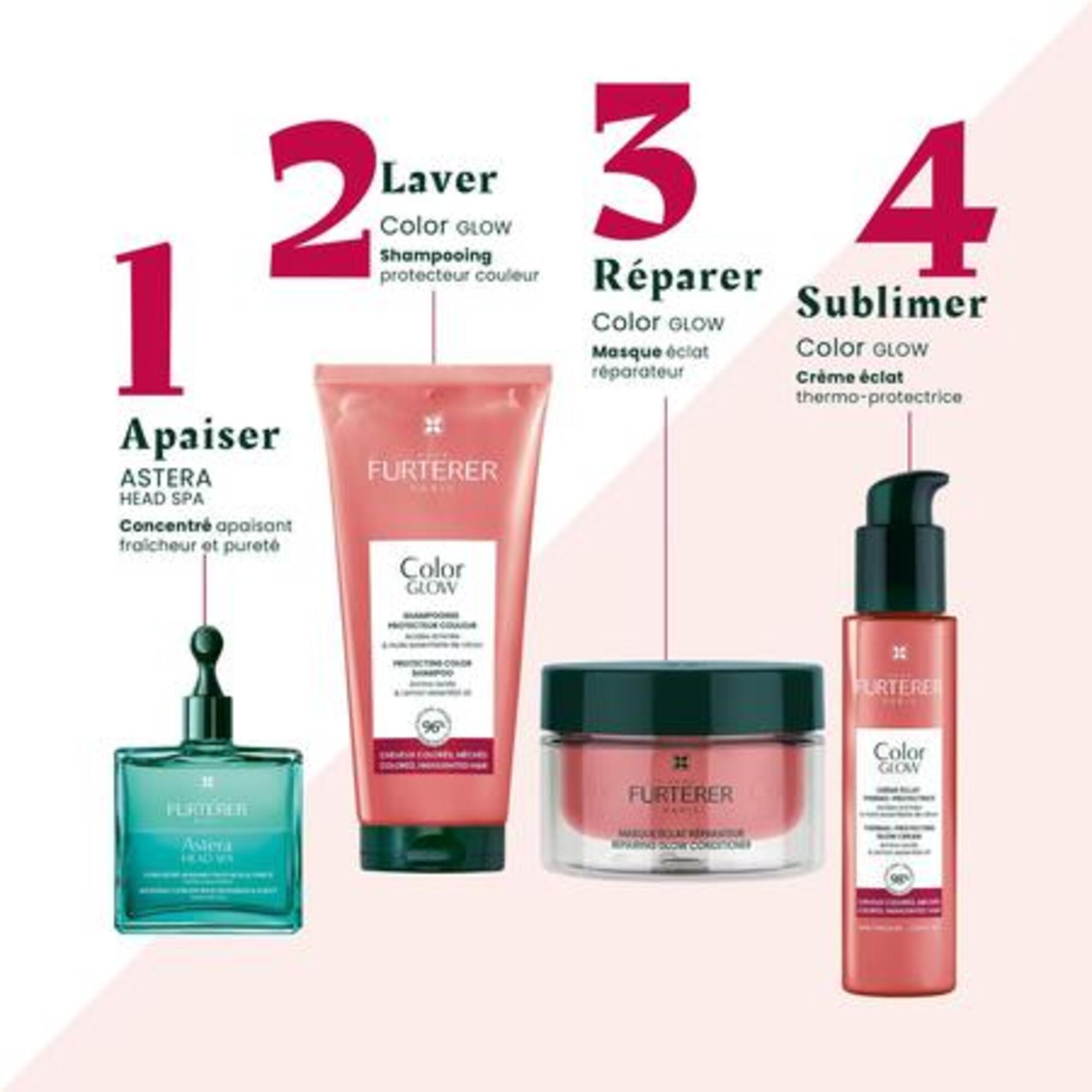 Soin hydratant brillance cheveux colorés