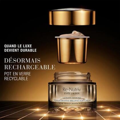 50ML Estée Lauder RE-NUTRIV ULTIMATE DIAMOND Crème transformation éclat - recharge  1 of 4 